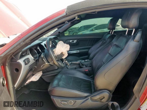2017 Ford Mustang EcoBoost Premium with VIN 1FATP8UH6H5342404, listed as a Copart auction lot 58248565 with 58,858 mi miles and Salvage title. Bid and sale history available at DreamBid. Image 7.