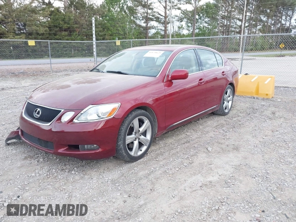 2007 Lexus GS 350 with VIN JTHBE96S570027761, listed as a IAAI auction lot 41870629 with 112,274 mi miles and . Bid and sale history available at carsss.com. Image 2.