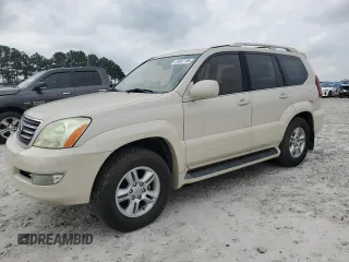 2003 Lexus GX 470 z VIN JTJBT20X830012682, wystawiony jako Copart lot #59507195 z przebiegiem 267 158 mil mil oraz Tytuł czysty. Historia ofert i sprzedaży dostępna na DreamBid. Obrazek 1.