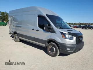 2021 Ford Transit Cargo with VIN 1FTBW3X86MKA61335, listed as a Copart auction lot 75558524 with 133,015 mi miles and Salvage Title. Bid and sale history available at carsss.com. Image 4.
