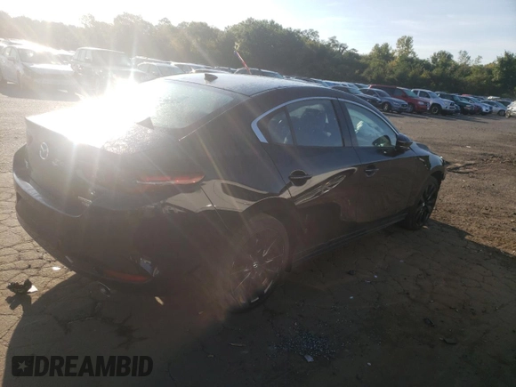 2021 Mazda 3 2.5 Turbo with VIN 3MZBPBAY1MM250450, listed as a Copart auction lot 68463304 with 11,594 mi miles and Salvage Title. Bid and sale history available at DreamBid. Image 3.