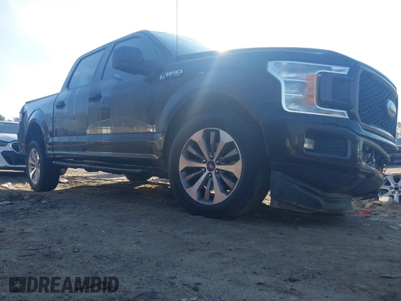 2018 Ford F-150 XL with VIN 1FTEW1C50JFA26307, listed as a IAAI auction lot 41091268 with 129,012 mi miles and . Bid and sale history available at DreamBid. Image 1.