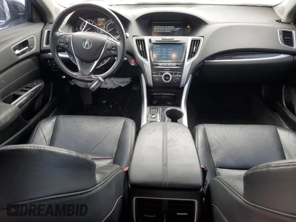 2018 Acura TLX Technology with VIN 19UUB3F58JA802955, listed as a Copart auction lot 44498945 with 128,179 mi miles and Salvage title. Bid and sale history available at DreamBid. Image 8.
