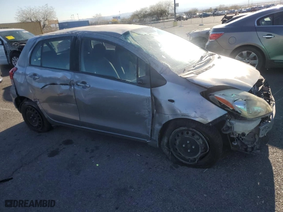 2009 Toyota Yaris with VIN JTDKT903095262342, listed as a Copart auction lot 47400255 with 0 mi miles and Salvage Title. Bid and sale history available at carsss.com. Image 4.