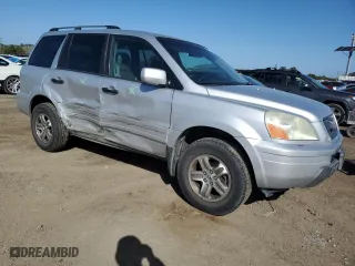 2003 Honda Pilot EX with VIN 2HKYF18633H607078, listed as a Copart auction lot 51830565 with 197,338 mi miles and Salvage Title. Bid and sale history available at carsss.com. Image 4.