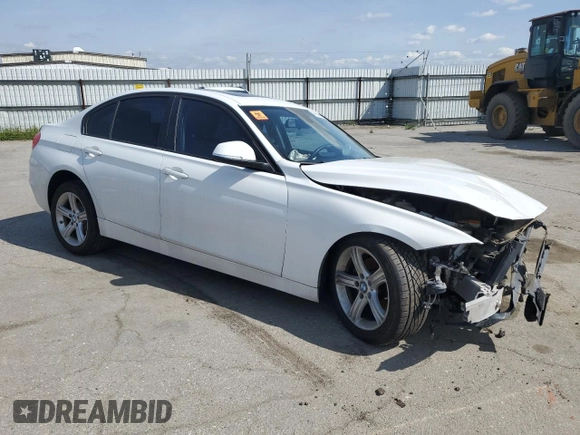 2015 BMW 3 Series 320i with VIN WBA3B1C54FK136422, listed as a Copart auction lot 48638055 with 140,614 mi miles and Salvage Title. Bid and sale history available at carsss.com. Image 4.