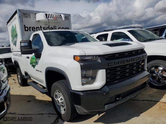 2022 Chevrolet Silverado 2500HD Work Truck with VIN 1GC0WLE76NF171121, listed as a Copart auction lot 51354045 with 77,858 mi miles and Salvage Title. Bid and sale history available at carsss.com. Image 4.