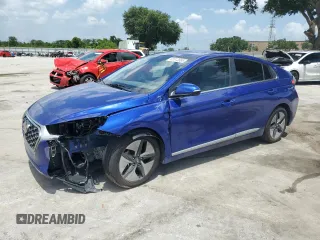 2021 Hyundai Ioniq SEL with VIN KMHC85LC0MU257002, listed as a Copart auction lot 60312885 with 73,196 mi miles and Salvage title. Bid and sale history available at DreamBid. Image 1.