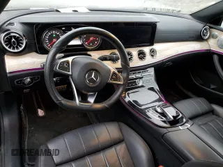 2018 Mercedes-Benz E-Class E 400 with VIN WDD1J6GBXJF018618, listed as a Copart auction lot 82824753 with 34,405 mi miles and Non Repairable. Bid and sale history available at carsss.com. Image 8.