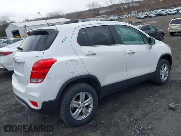 2018 Chevrolet Trax LT with VIN KL7CJPSB0JB650502, listed as a IAAI auction lot 41894077 with 74,516 mi miles. Bid and sale history available at carsss.com. Image 4.