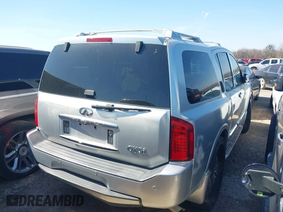 2006 Infiniti QX56 with VIN 5N3AA08A46N809434, listed as a IAAI auction lot 41110267 with 1 mi miles. Bid and sale history available at carsss.com. Image 4.