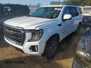 2021 GMC Yukon AT4 with VIN 1GKS2CKD6MR315346, listed as a Copart auction lot 73985204 with 34,916 mi miles and Non Repairable. Bid and sale history available at carsss.com. Image 1.