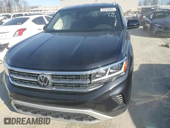 2022 Volkswagen Atlas SE with VIN 1V2DC2CA6NC219879, listed as a Copart auction lot 87439484 with 35,853 mi miles and Salvage title. Bid and sale history available at DreamBid. Image 11.