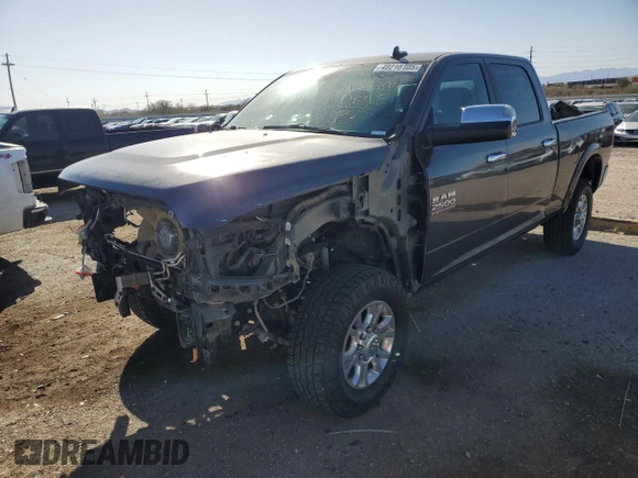 2017 Ram 2500 Laramie with VIN 3C6UR5FL8HG625296, listed as a Copart auction lot 48218105 with 91,749 mi miles and Salvage Title. Bid and sale history available at carsss.com. Image 1.