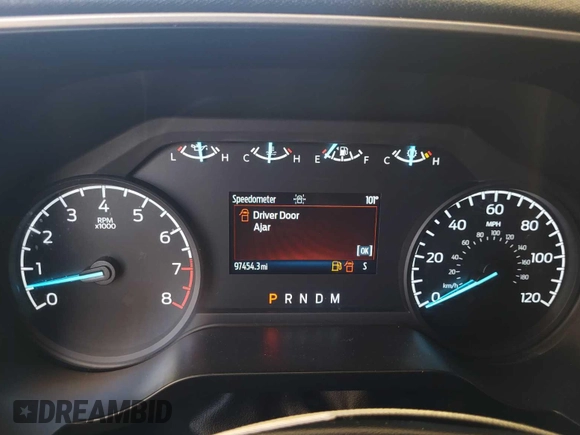 2021 Ford F-150 XL with VIN 1FTFX1E50MKF07538, listed as a IAAI auction lot 42785487 with 97,454 mi miles and . Bid and sale history available at DreamBid. Image 6.