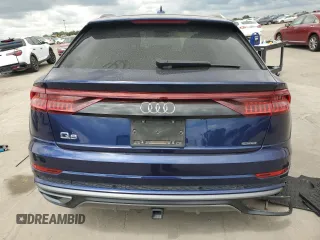 2022 Audi Q8 Prestige with VIN WA1FVBF12ND009672, listed as a Copart auction lot 71122534 with 21,986 mi miles and Salvage Title. Bid and sale history available at carsss.com. Image 6.