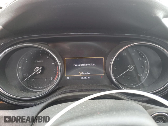 2020 Buick Encore GX Essence z VIN KL4MMFSL5LB123182, wystawiony jako Copart lot #61815755 z przebiegiem 78 237 mil mil oraz Szkoda całkowita • Salvage title. Historia ofert i sprzedaży dostępna na DreamBid. Obrazek 9.