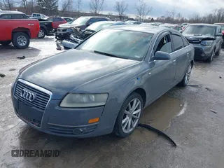 2006 Audi A6 with VIN WAUDG74F76N031534, listed as a IAAI auction lot 41579346 with 204,847 mi miles. Bid and sale history available at carsss.com. Image 2.