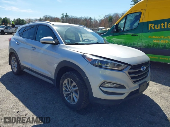 2018 Hyundai Tucson SEL with VIN KM8J3CA42JU771483, listed as a IAAI auction lot 42159936 with 91,604 mi miles and . Bid and sale history available at DreamBid. Image 1.