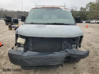 2005 Chevrolet Express Cargo Van with VIN 1GCFG15XX51178582, listed as a Copart auction lot 43621175 with 215,504 mi miles and Salvage Title. Bid and sale history available at carsss.com. Image 5.