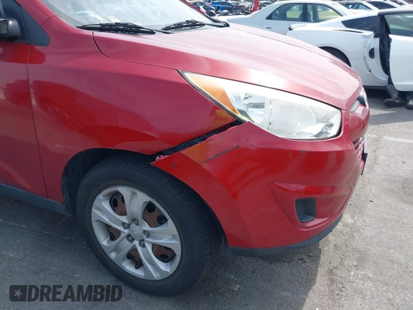2010 Hyundai Tucson GLS with VIN KM8JT3AC1AU097317, listed as a IAAI auction lot 41758296 with 108,695 mi miles and . Bid and sale history available at DreamBid. Image 13.