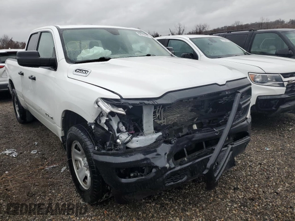 2020 Ram 1500 Tradesman with VIN 1C6RRFCG0LN333080, listed as a Copart auction lot 82319744 with 90,733 mi miles and Salvage title. Bid and sale history available at DreamBid. Image 4.