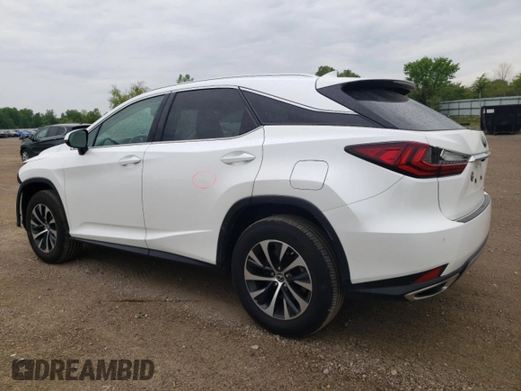 2021 Lexus RX 350 with VIN 2T2HZMDA8MC260110, listed as a Copart auction lot 58563605 with 46,894 mi miles and Salvage title. Bid and sale history available at DreamBid. Image 2.