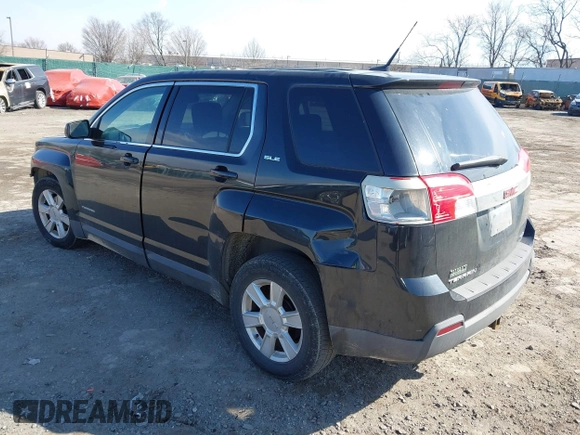 2010 GMC Terrain SLE-1 with VIN 2CTFLCEWXA6372300, listed as a IAAI auction lot 41653184 with 206,005 mi miles. Bid and sale history available at carsss.com. Image 3.