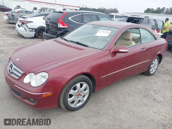 2008 Mercedes-Benz CLK 3.5L with VIN WDBTJ56H38F244866, listed as a IAAI auction lot 41796710 with 185,995 mi miles. Bid and sale history available at carsss.com. Image 18.