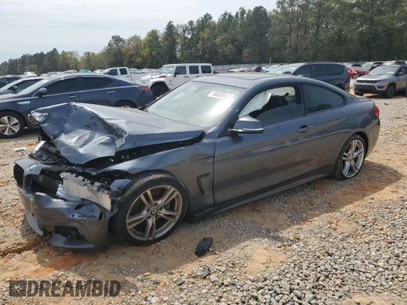 2016 BMW 4 Series 435i xDrive с VIN WBA3R5C56GK373739, выставлен на аукционе Copart как лот 50538555 с пробегом Не указан миль и Списание • Salvage title. История ставок и продаж доступна на DreamBid. Изображение 1.