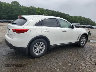 2013 Infiniti FX with VIN JN8CS1MWXDM173538, listed as a Copart auction lot 59340875 with 155,731 mi miles and Salvage title. Bid and sale history available at DreamBid. Image 3.