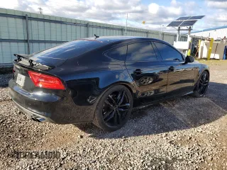 2014 Audi S7 Prestige with VIN WAUW2AFC1EN006649, listed as a Copart auction lot 80269974 with 147,279 mi miles and Salvage Title. Bid and sale history available at carsss.com. Image 3.