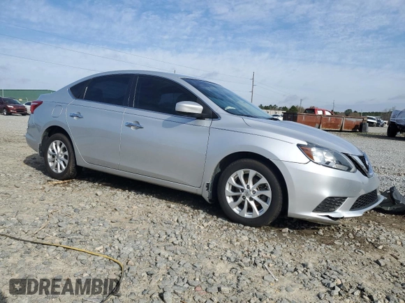 2017 Nissan Sentra SV with VIN 3N1AB7AP4HY255919, listed as a Copart auction lot 49067585 with 136,774 mi miles and Salvage Title. Bid and sale history available at carsss.com. Image 4.