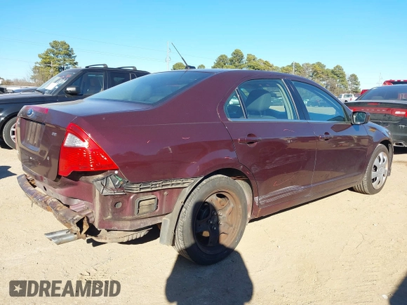 2011 Ford Fusion SE with VIN 3FAHP0HA2BR277480, listed as a IAAI auction lot 41357377 with 144,561 mi miles. Bid and sale history available at carsss.com. Image 4.