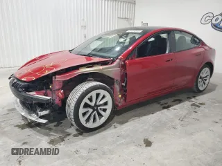 2023 Tesla Model 3 with VIN 5YJ3E1EA8PF448830, listed as a Copart auction lot 54058455 with 47,395 mi miles and Clean Title. Bid and sale history available at DreamBid. Image 1.