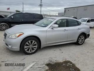 2012 Infiniti M37 with VIN JN1BY1AR5CM395605, listed as a Copart auction lot 83316794 with 64,201 mi miles and Salvage Title. Bid and sale history available at carsss.com. Image 1.