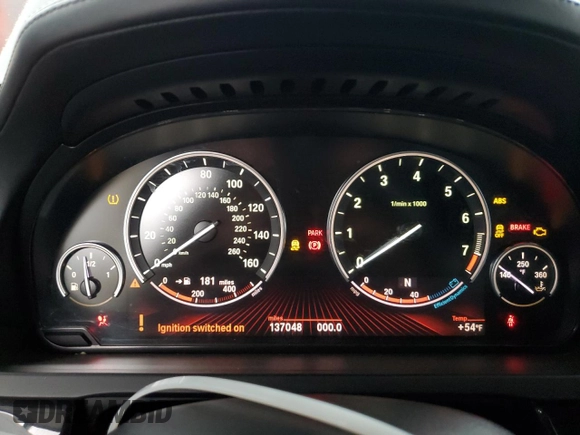 2011 BMW 7 Series 740i with VIN WBAKA4C55BC613072, listed as a Copart auction lot 87712105 with 137,048 mi miles and Clean Title. Bid and sale history available at carsss.com. Image 9.