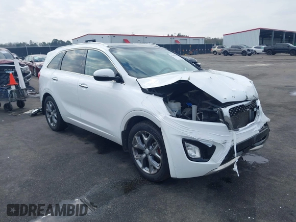 2016 Kia Sorento SX with VIN 5XYPK4A52GG115259, listed as a IAAI auction lot 41494198 with 118,143 mi miles. Bid and sale history available at carsss.com. Image 1.