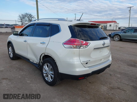 2016 Nissan Rogue S with VIN KNMAT2MT9GP645338, listed as a IAAI auction lot 41554162 with 85,080 mi miles and . Bid and sale history available at DreamBid. Image 3.