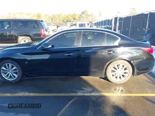 2015 Infiniti Q50 with VIN JN1BV7AP2FM332850, listed as a IAAI auction lot 41345734 with 197,874 mi miles. Bid and sale history available at carsss.com. Image 14.