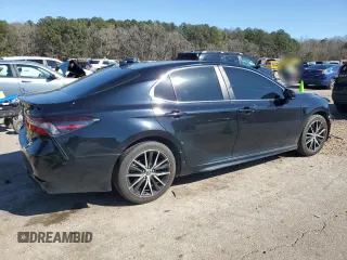 2021 Toyota Camry SE Nightshade with VIN 4T1G11AK9MU531418, listed as a Copart auction lot 45916195 with 81,738 mi miles and Salvage Title. Bid and sale history available at carsss.com. Image 3.
