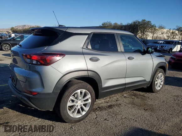 2024 Chevrolet TrailBlazer LS with VIN KL79MMS22RB191520, listed as a Copart auction lot 46158955 with 2,546 mi miles and Salvage Title. Bid and sale history available at DreamBid. Image 3.
