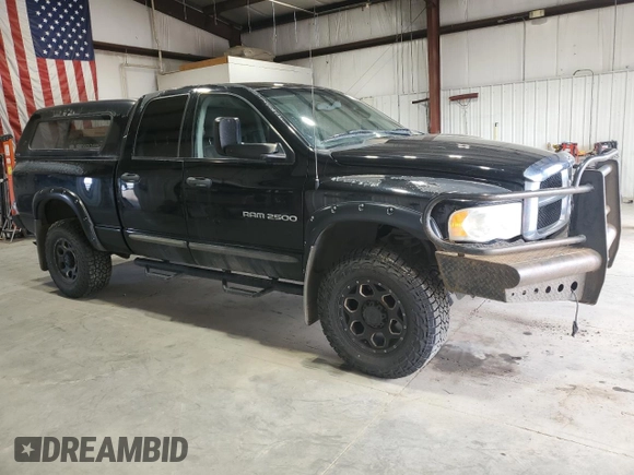 2004 Dodge 2500 SLT z VIN 3D7KU28C24G210761, wystawiony jako Copart lot #57334965 z przebiegiem 186 989 mil mil oraz Czysty tytuł • Clean title. Historia ofert i sprzedaży dostępna na DreamBid. Obrazek 4.