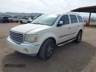 2008 Chrysler Aspen Limited with VIN 1A8HX582X8F135912, listed as a IAAI auction lot 41514203 with 196,941 mi miles and . Bid and sale history available at DreamBid. Image 2.