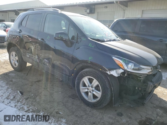 2021 Chevrolet Trax LT with VIN KL7CJLSB3MB329227, listed as a Copart auction lot 42183275 with 59,866 mi miles and Non repairable. Bid and sale history available at DreamBid. Image 4.