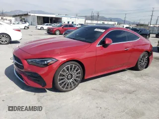 2024 Mercedes-Benz CLE z VIN W1KMJ6BB0RF021432, wystawiony jako Copart lot #48423915 z przebiegiem 1 407 mil mil oraz Szkoda całkowita • Salvage title. Historia ofert i sprzedaży dostępna na DreamBid. Obrazek 1.
