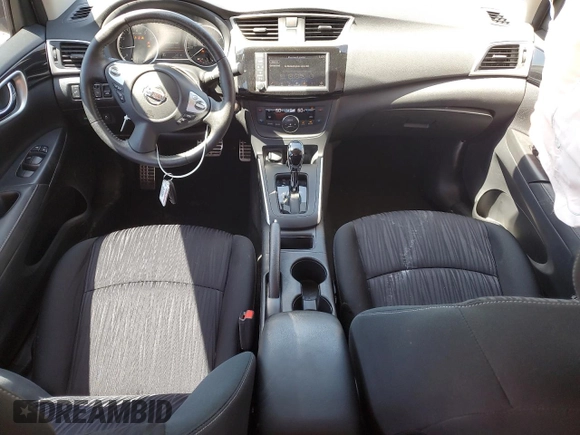 2019 Nissan Sentra SV with VIN 3N1AB7AP1KY443109, listed as a Copart auction lot 51638025 with 49,866 mi miles and Salvage Title. Bid and sale history available at DreamBid. Image 8.