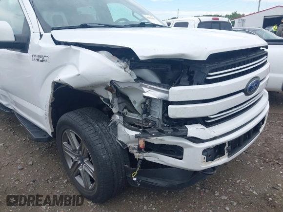 2020 Ford F-150 XL with VIN 1FTFW1E4XLFA55356, listed as a IAAI auction lot 42225427 with 56,865 mi miles and . Bid and sale history available at DreamBid. Image 6.