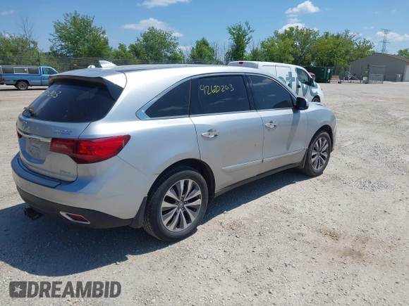 2014 Acura MDX Technology with VIN 5FRYD4H65EB040556, listed as a IAAI auction lot 42620203 with 178,791 mi miles and . Bid and sale history available at DreamBid. Image 4.