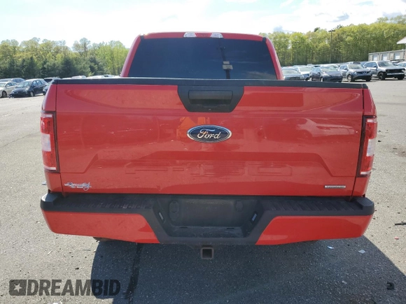 2020 Ford F-150 XL with VIN 1FTEW1EP1LFB95818, listed as a Copart auction lot 56152495 with Not provided miles and Salvage title. Bid and sale history available at DreamBid. Image 6.